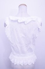 画像2: 【SALE】Franche Lippee  / ノースリーブブラウス Y-23-05-22-059-1-BL-LO-L-SZ-ZT158 (2)