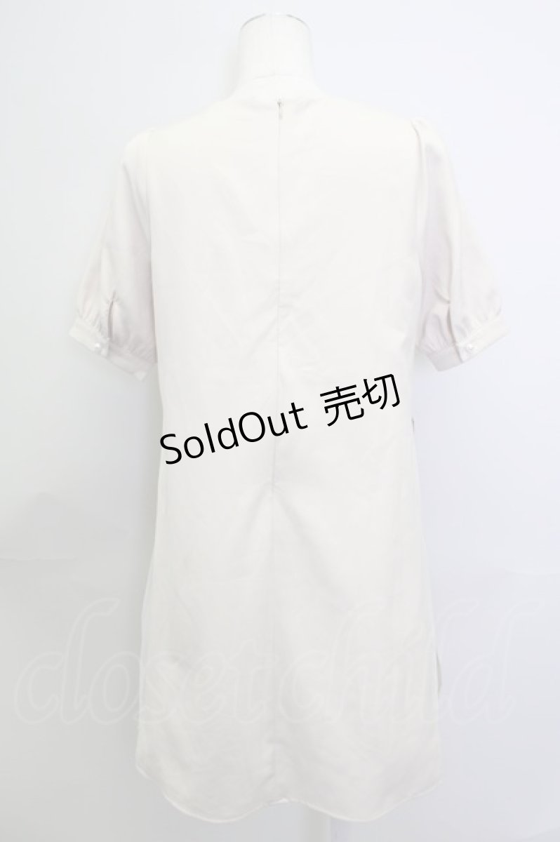 画像2: 【SALE】titty&Co.  / サイドラメチュール半袖ワンピース I-23-05-27-4011-1-OP-LO-L-HD-ZT082 (2)