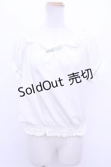 Maison de FLEUR Petite Robe canone  / コットンレースリボンブラウス Y-23-06-07-085-1-BL-LO-L-SZ-ZT269