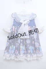 Triple fortune  / キャラメルリボンゆうコラボワンピース S-23-06-12-034s-1-OP-EL-G-AS-ZS