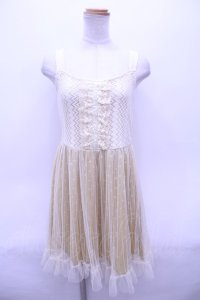 axes femme  / スタンドカラーワンピース Y-23-06-18-056-1-OP-AX-L-AS-ZT258