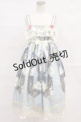 ALICE and the PIRATES  / Tea time nostalgia柄ジャンパースカートI H-23-06-21-1007h-1-OP-PA-L-NS-ZH-R