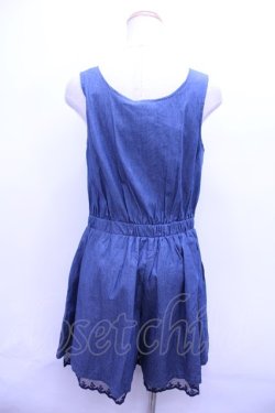 画像2: axes femme  / デニム使いサロペット Y-23-06-21-095-1-OP-AX-L-SZ-ZT165
