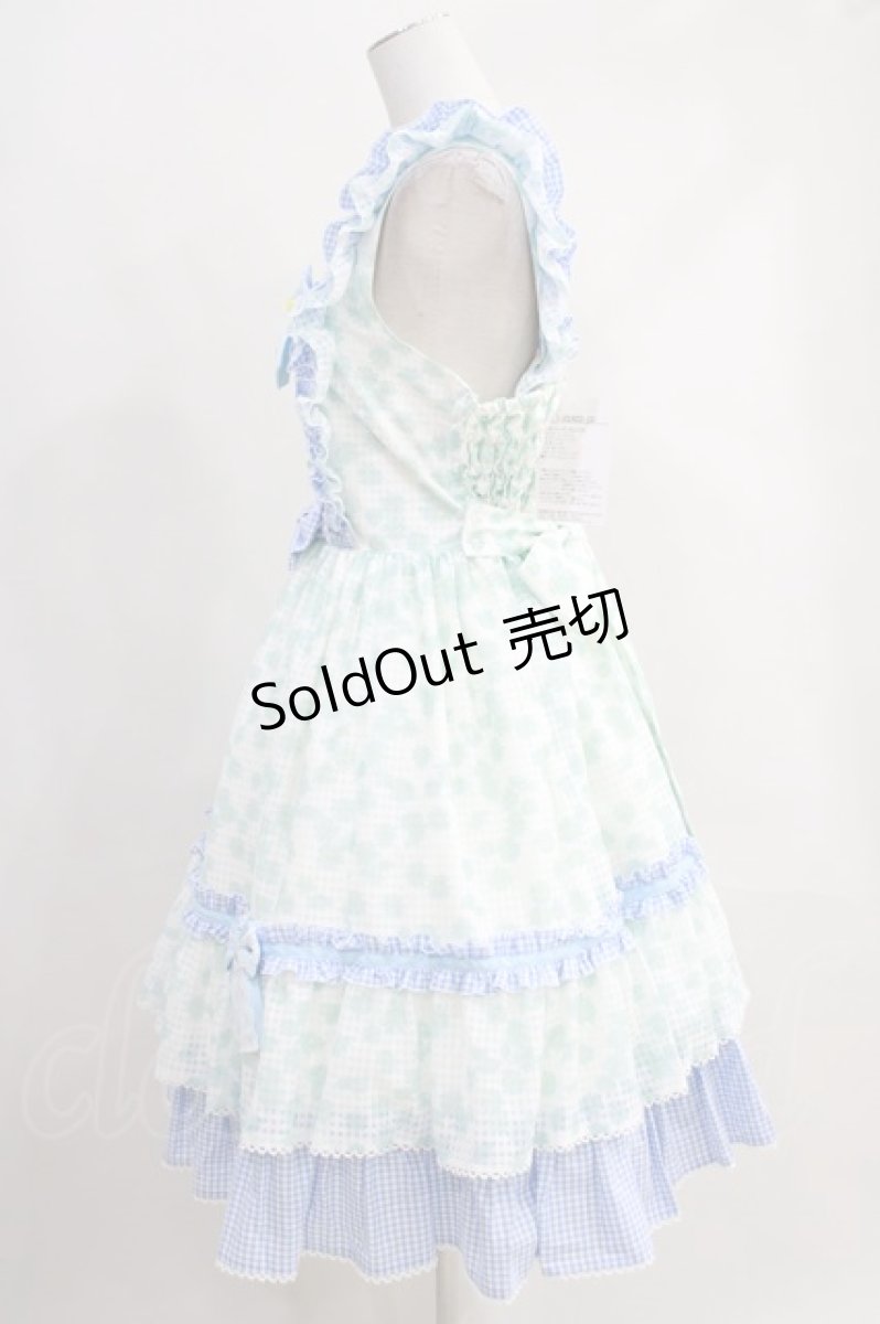 画像2: metamorphose  / 【プラスサイズ】マーガレットギンガムジャンパースカート H-23-06-24-006h-1-OP-ME-L-NS-ZH-R (2)