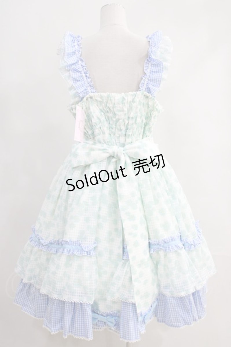 画像3: metamorphose  / 【プラスサイズ】マーガレットギンガムジャンパースカート H-23-06-24-006h-1-OP-ME-L-NS-ZH-R (3)