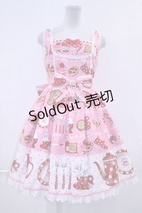 Angelic Pretty  / French Cafe切替ジャンパースカート I-23-06-25-023i-1-OP-AP-L-HD-ZI-R