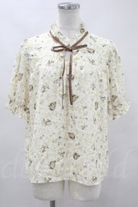 axes femme POETIQUE  / ディズニー バンビ/ブラウス H-23-06-26-2040-1-BL-AX-L-NS-ZT128