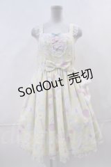 Angelic Pretty  / Fluffy Puff Bunnyジャンパースカート I-23-06-30-014i-1-OP-AP-L-HD-ZI-R