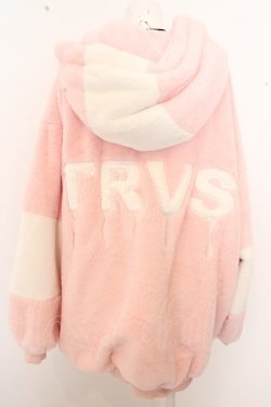 画像2: TRAVAS TOKYO / パッチワークロゴファーパーカー O-23-06-30-1015-1-CO-PU-P-YM-ZT105