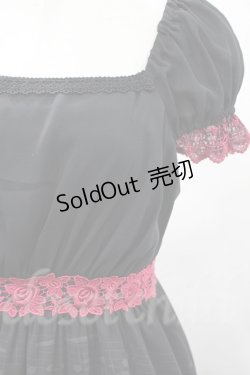 画像4: Moi-meme-Moitie  / チェンバロ三重奏プリントサテンロング半袖ワンピース H-23-07-02-1042h-1-OP-MO-G-KB-ZH-R