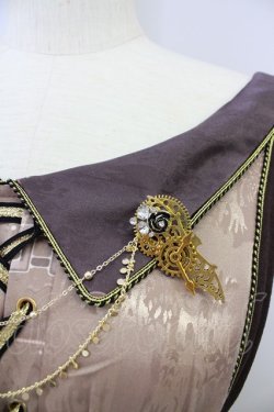 画像4: fantastic wind  / 時計仕掛け柄ジャンパースカート S-23-07-07-4027-1-OP-LO-L-UT-ZT080