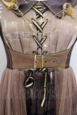 画像5: fantastic wind  / 時計仕掛け柄ジャンパースカート S-23-07-07-4027-1-OP-LO-L-UT-ZT080