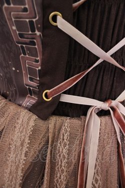 画像14: fantastic wind  / 時計仕掛け柄ジャンパースカート S-23-07-07-4027-1-OP-LO-L-UT-ZT080