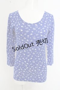 RNA / スタースカルストレッチカットソー O-23-07-11-053-1-TO-PU-P-YM-ZT192