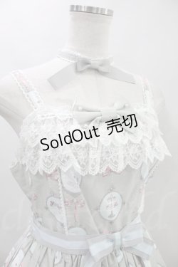 画像4: Angelic Pretty / 猫のお茶会ジャンパースカートSet H-23-07-14-033h-1-OP-AP-L-NS-ZH-R