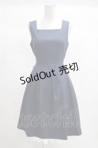 Moi-meme-Moitie  / コフィンレースリボンジャンパースカート H-23-07-21-003h-1-OP-MO-G-KB-ZH-R