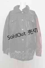 NieR Clothing / フェイクレザージャケット O-23-07-24-127-1-JA-PU-P-OW-ZT-CL001