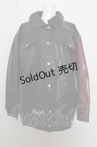 NieR Clothing / フェイクレザージャケット O-23-07-24-127-1-JA-PU-P-OW-ZT-CL001
