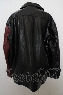 画像3: NieR Clothing / フェイクレザージャケット O-23-07-24-127-1-JA-PU-P-OW-ZT-CL001