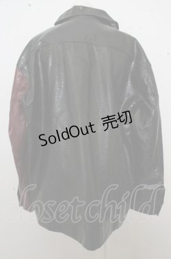 画像3: NieR Clothing / フェイクレザージャケット O-23-07-24-127-1-JA-PU-P-OW-ZT-CL001