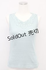 axes femme  / モチーフレースタンク Y-23-07-27-4028-1-TO-AX-L-SZ-ZT229