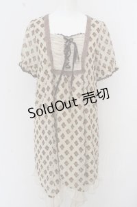 axes femme / ローズドットシフォンワンピース O-23-07-31-1086-1-OP-AX-L-IG-ZT151