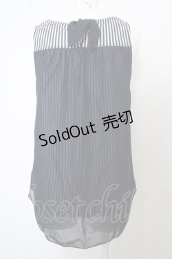 画像2: axes femme / ストライプバックシフォンタンク O-23-08-05-078-1-TO-AX-L-IG-ZT239