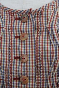 画像4: PINK HOUSE  / チェック&花柄切替ワンピース I-23-08-06-4025-1-OP-LO-L-HD-ZT141