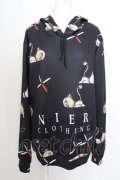NieR Clothing / ミケ総柄プルオーバージャケット O-23-08-06-082o-1-TO-PU-P-YM-ZT253
