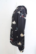 画像2: NieR CLOTHING / ミケ総柄プルオーバージャケット O-23-08-06-082o-1-TO-PU-P-YM-ZT253 (2)