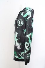 画像2: NieR CLOTHING / チェッカーナイロンフーディーパーカー O-23-08-06-091-1-TO-PU-P-YM-ZT119 (2)