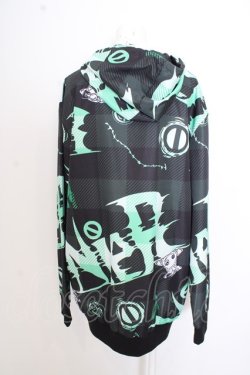 画像3: NieR Clothing / チェッカーナイロンフーディーパーカー O-23-08-06-091-1-TO-PU-P-YM-ZT119