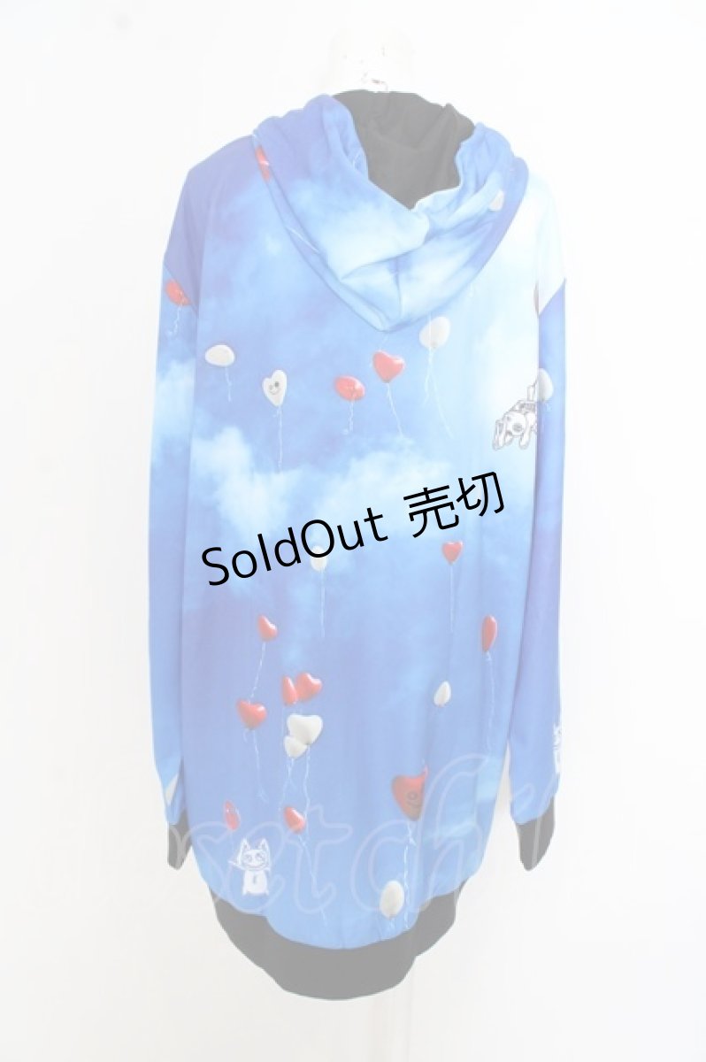 画像3: NieR CLOTHING / バルーンスカイロングフーディー パーカー O-23-08-06-102o-1-TO-PU-P-YM-ZT253 (3)