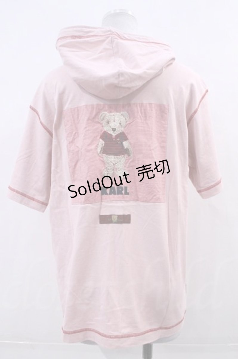 画像2: Karl Helmu  / 後ろカールくん刺繍フードZIPトップス I-23-8-11-40-LO-TO-HD-ZT266 (2)