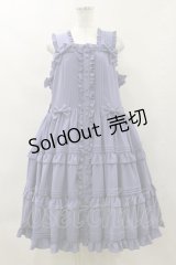 metamorphose  / 【プラスサイズ】ピンタックティアードジャンパースカート H-23-08-13-103h-1-OP-ME-L-NS-ZH-R