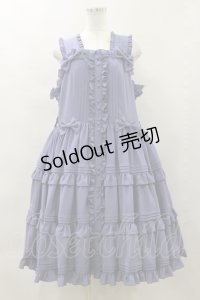 metamorphose  / 【プラスサイズ】ピンタックティアードジャンパースカート H-23-08-13-103h-1-OP-ME-L-NS-ZH-R