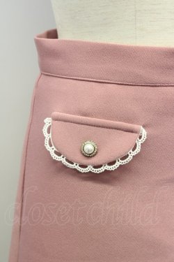 画像3: evelyn  / フェイクポケットデザイン台形スカート O-23-08-14-4032-1-SK-LO-L-IG-ZT117