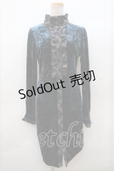 Hoshibako Works / デットストックベルベットブラウスワンピース Y-23-08-16-079-1-OP-LO-L-SZ-ZT367