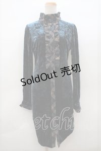 Hoshibako Works / デットストックベルベットブラウスワンピース Y-23-08-16-079-1-OP-LO-L-SZ-ZT367