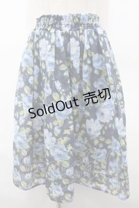 axes femme  / 花柄スカート Y-23-8-16-123-AX-SK-SZ-ZT284