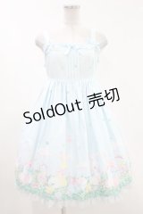 Angelic Pretty  / Happy Garden ハイウエストジャンパースカート H-23-08-17-4004h-1-OP-AP-L-NS-ZH-R