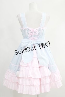 画像2: Angelic Pretty  / なかよしバニージャンパースカート H-23-08-17-016h-1-OP-AP-L-NS-ZH-R