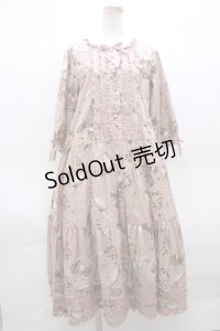 PINK HOUSE  / フラッフィーキティーズプリントワンピース S-23-08-20-056s-1-OP-LO-L-UT-ZS
