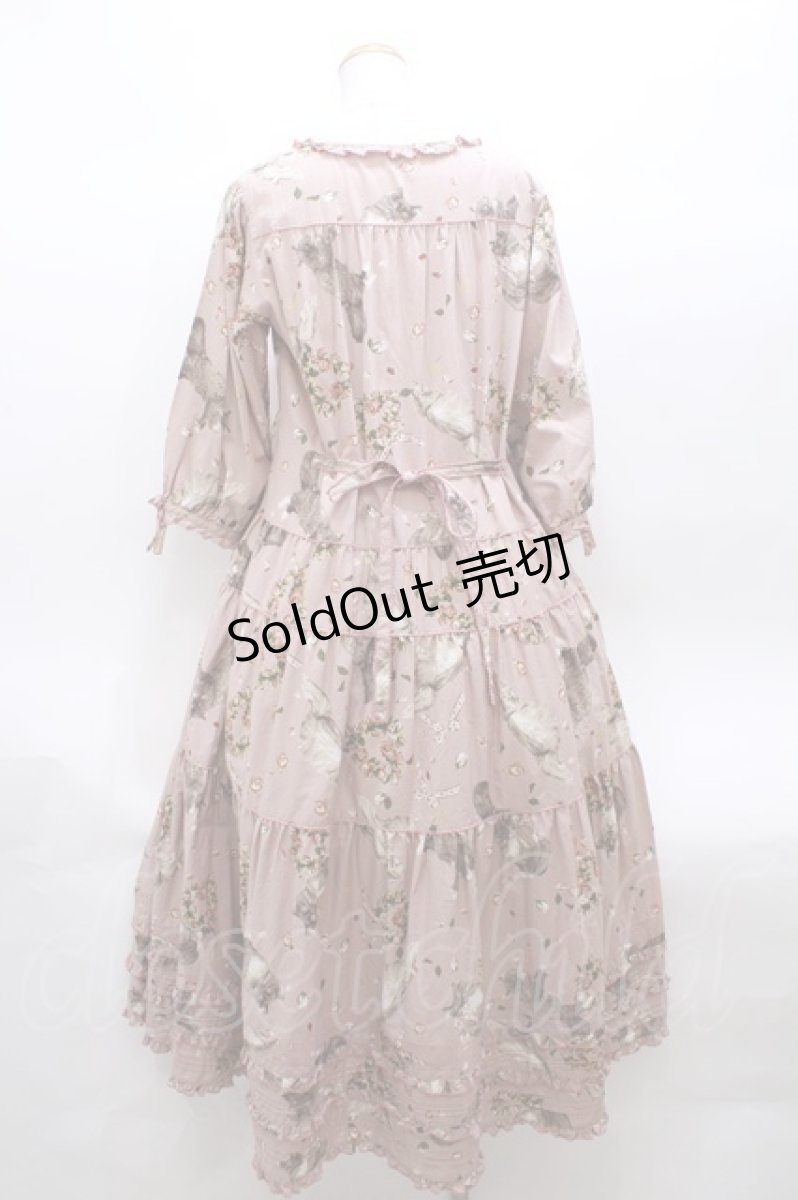 画像2: PINK HOUSE  / フラッフィーキティーズプリントワンピース S-23-08-20-056s-1-OP-LO-L-UT-ZS (2)