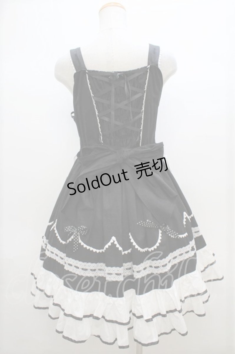画像2: BABY,THE STARS SHINE BRIGHT  / うさくみゃちゃんのドットリボンジャンパースカート S-23-08-20-011s-1-OP-BA-L-AS-ZS-R (2)