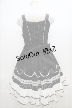 画像2: BABY,THE STARS SHINE BRIGHT  / うさくみゃちゃんのドットリボンジャンパースカート S-23-08-20-011s-1-OP-BA-L-AS-ZS-R