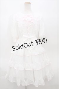 BABY,THE STARS SHINE BRIGHT  / はるちゃんのふわふわSheer Block Checkうさくみゃワンピース S-23-08-20-018s-1-OP-BA-L-UT-ZS-R