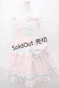 BABY,THE STARS SHINE BRIGHT  / ねこくみゃちゃんからのPresent Ribbonジャンパースカート S-23-08-20-019s-1-OP-BA-L-UT-ZS-R