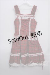 BABY,THE STARS SHINE BRIGHT  / 裾スカラップタータンチェックジャンパースカート S-23-08-21-2063s-1-OP-BA-L-AS-ZS-R