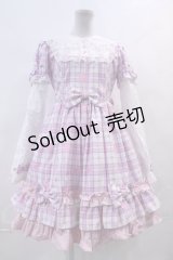 Angelic Pretty  / Sprinkle Heart Tartanワンピース I-23-08-25-010i-1-OP-AP-L-HD-ZI-R